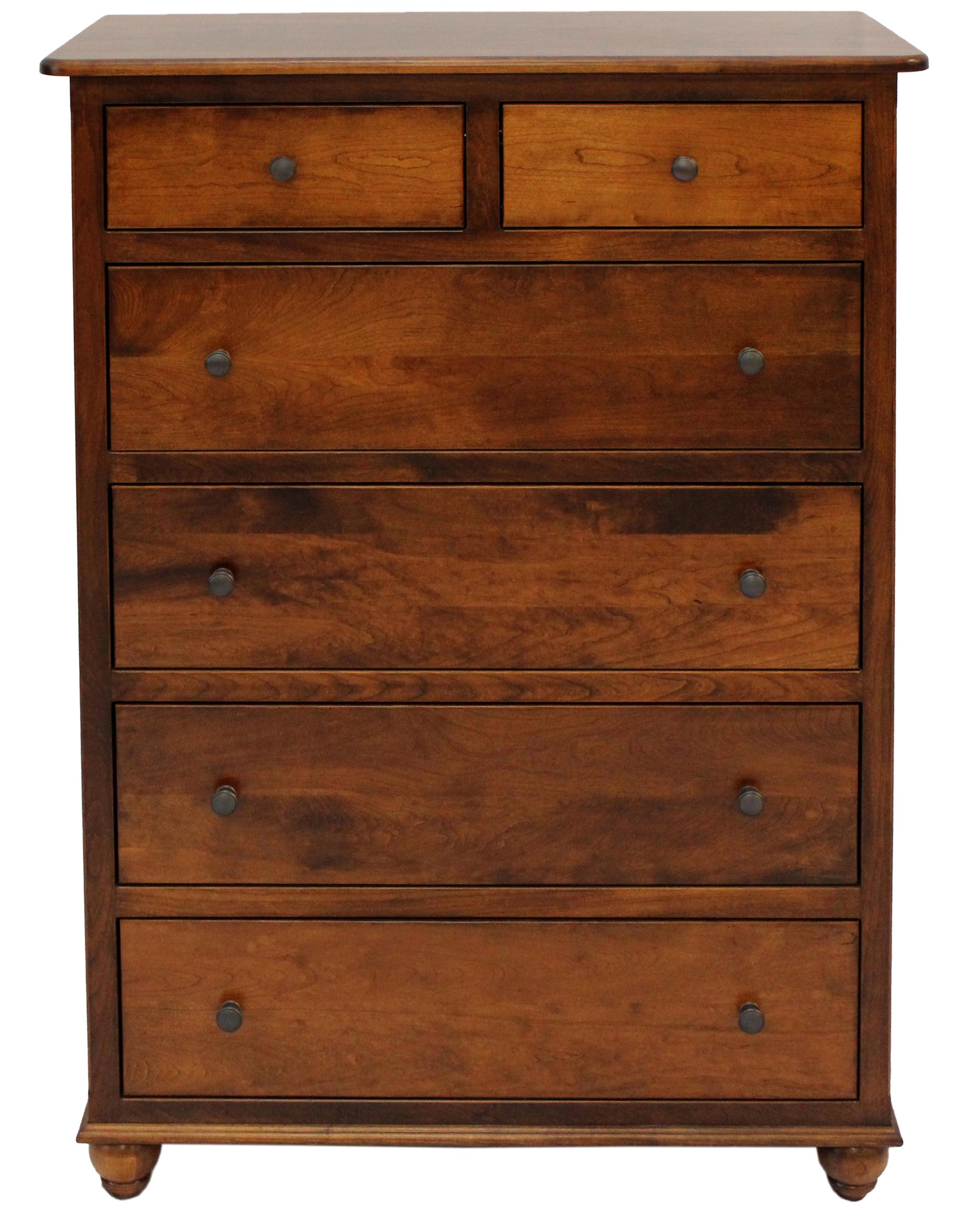 L.J. Gascho Furniture Covington 2151 6Drawer Chest with Turned Feet
